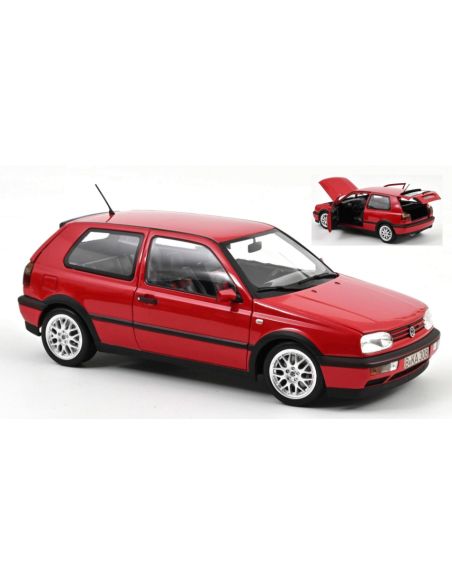 NOREV NV188418R VW GOLF GTI 1996 FLASH RED 1:18 REPRODUCTION 2026 Modellino