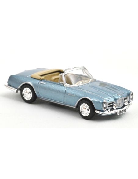 NOREV NV453007 FACEL VEGA III CONVERTIBLE 1963 LIGHT BLUE METALLIC 1:87 Modellino