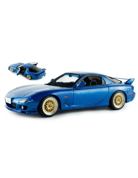 SOLIDO SL1810611 MAZDA RX7 FD3S INNOCENT BLUE MICA 1999 1:18 Modellino