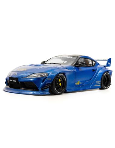 SOLIDO SL1815503 TOYOTA GR SUPRA LIBERTYWALK BODY KIT BLUE METALLIC2025 1:18 Modellino