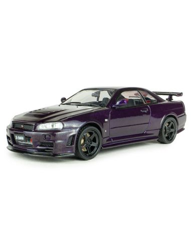 SOLIDO SL4318201 NISSAN SKYLINE GT-R (R34) Z-TUNE 1999 MIDNIGHT PURPLE 1:43 Modellino