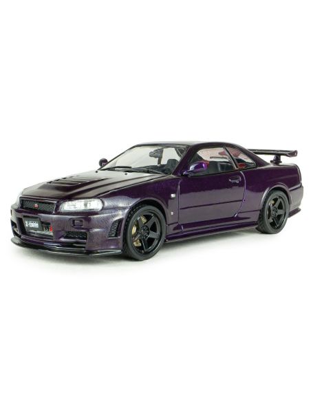 SOLIDO SL4318201 NISSAN SKYLINE GT-R (R34) Z-TUNE 1999 MIDNIGHT PURPLE 1:43 Modellino