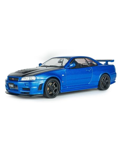 SOLIDO SL4318202 NISSAN SKYLINE GT-R (R34) Z-TUNE 1998 BAYSIDE BLUE 1:43 Modellino
