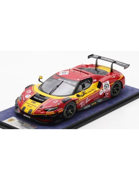 LOOKSMART LS18RC038 FERRARI 296 GT3 N.51 24H SPA 2025 ROVERA-ABRIL-PIER GUIDI 1:18 Modellino