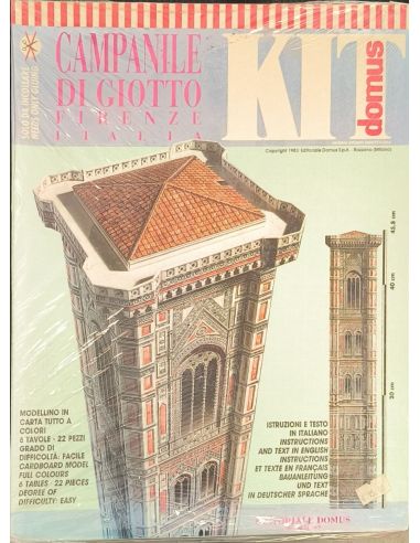 Domus Kit Campanile di Giotto Firenze (Italia) 22 pezzi 1:200 Kit Modellino