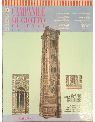Domus Kit Campanile di Giotto Firenze (Italia) 22 pezzi 1:200 Kit Modellino