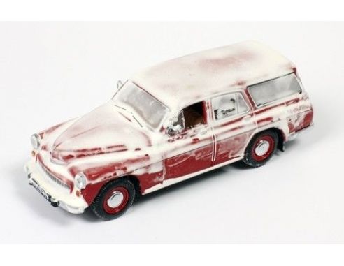 IST Models IST186 WARSZAWA 203 COMBI 1960 SNOW COVERED RED 1:43 Modellino