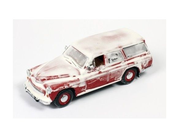IST Models IST186 WARSZAWA 203 COMBI 1960 SNOW COVERED RED 1:43 Modellino