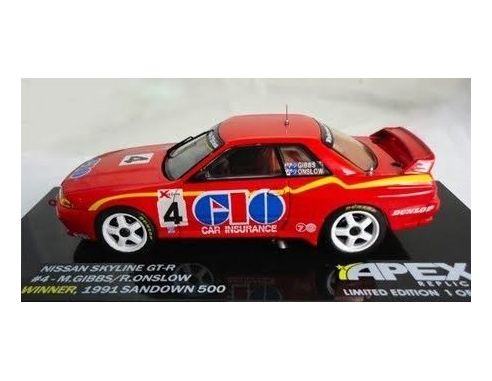 Ixo model AR0108 NISSAN SKYLINE GTR R32 1991 1/43 Modellino