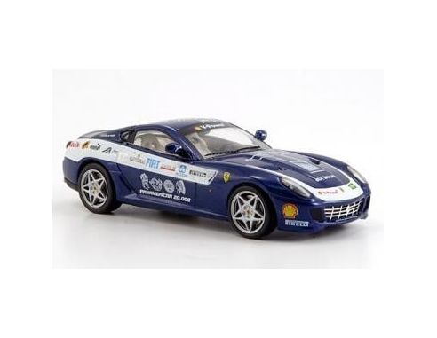 Ixo model FER074 FERRARI F599 GTB PANAM '06 BLUE 1/43 Modellino