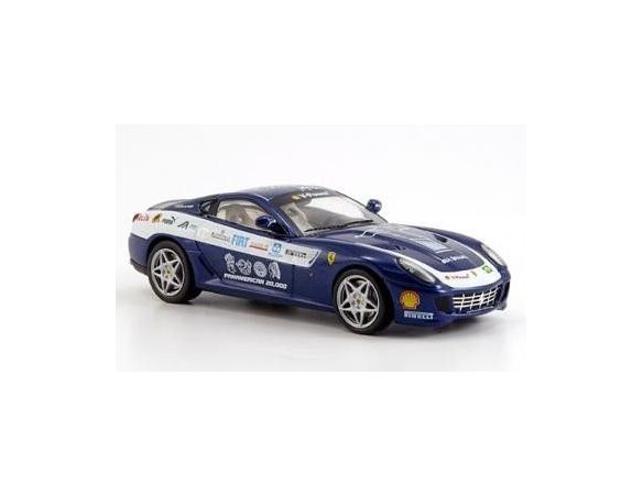 Ixo model FER074 FERRARI F599 GTB PANAM '06 BLUE 1/43 Modellino