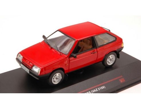 Ixo model IST096 LADA SAMARA 2 DOORS 1986 RED 1/43 Modellino