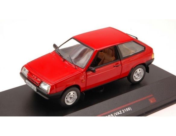 Ixo model IST096 LADA SAMARA 2 DOORS 1986 RED 1/43 Modellino
