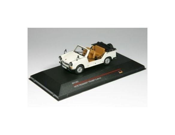Ixo model IST103 TRABANT TRAMP CABRIO 1978 CREAM 1/43 Modellino