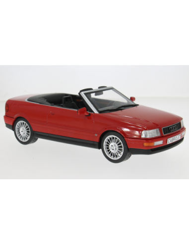 MODELCARGROUP MCG181224 AUDI CABRIOLET 1991 RED 1:18 Modellino