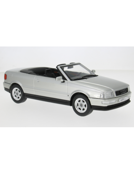 MODELCARGROUP MCG181225 AUDI CABRIOLET 1991 SILVER 1:18 Modellino