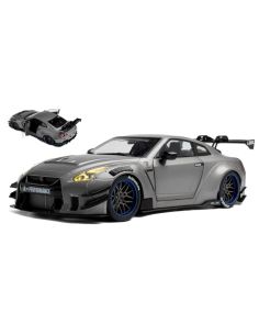 SOLIDO SL1805815 NISSAN GT-R (R35) W/LIBERTY WALK BODY KIT 2.0 2023 SILVER 1:18 Modellino