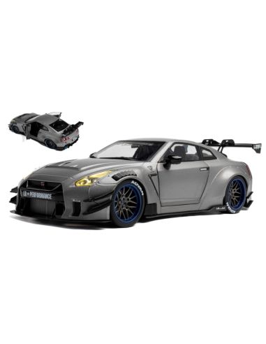 SOLIDO SL1805815 NISSAN GT-R (R35) W/LIBERTY WALK BODY KIT 2.0 2023 SILVER 1:18 Modellino