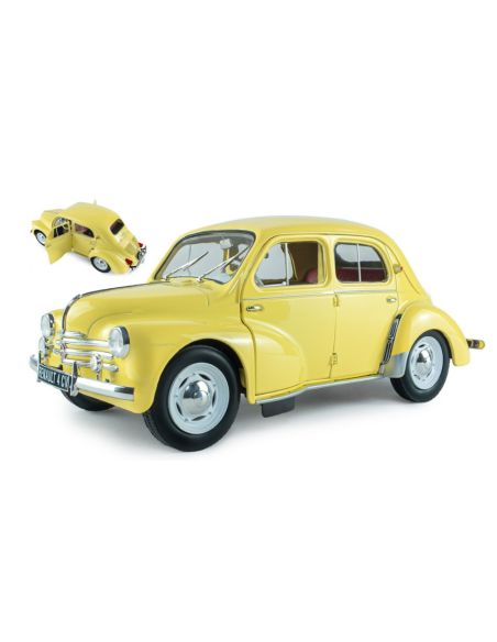SOLIDO SL1806607 RENAULT 4CV BEIGE (JAUNEINFANTE) 162 1961 1:18 Modellino