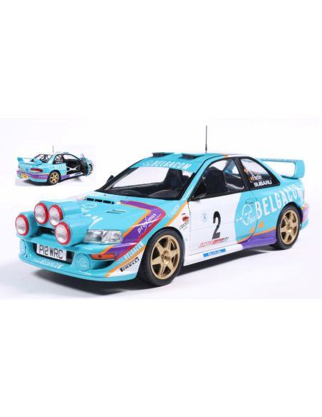 SOLIDO SL1807411 SUBARU IMPREZA WRC N.2 YPRES RALLY 1998 DE MEVIUS/FORTIN 1:18 Modellino