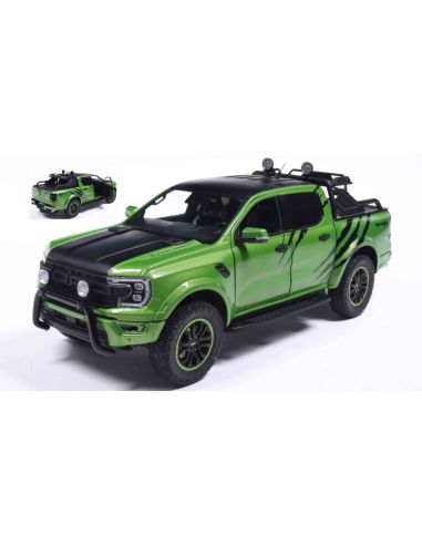 SOLIDO SL1813903 FORD RANGER RAPTORMETALLIC GREEN 2024 1:18 Modellino
