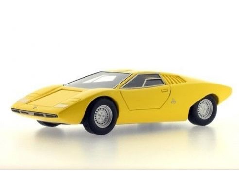 Ixo model PR0182 LAMBORGHINI CONTACH YELLOW 1971 1/43 Modellino