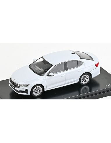 ABREX AB048EJ SKODA OCTAVIA IV FL 2024 MOON WHITE METALLIC 1:43 Modellino