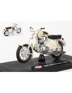 ABREX ABM002E MOTO JAWA 350 AUTOMATIC 1966 WHITE 1:18 Modellino