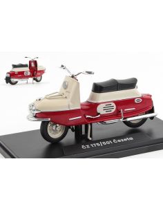ABREX ABM2001 CZ 175/501 1958 CREAM/AMARANT 1:18 Modellino
