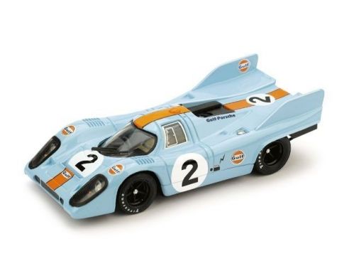 Brumm BM0221 PORSCHE 917 K N.2 GULF WINNER MONZA 1971 RODRIGUEZ-OLIVIER 1:43 Modellino