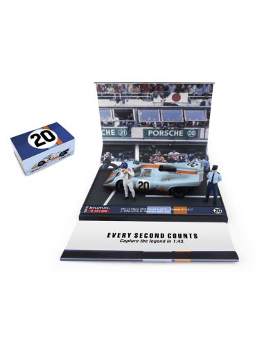 BRUMM BMS2610 PORSCHE 917K N.20 24 H LE MANS 1970 SIFFERT-REDMAN ED.LIM.PCS 200 1:43 Modellino