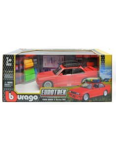 BBURAGO BU23014 BMW M3 + RACK BASKET 1:24 Modellino