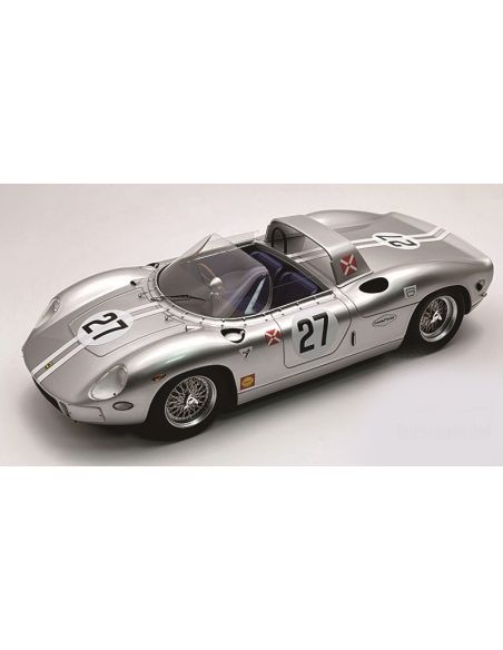 TECNOMODEL TMD18309B FERRARI 330P N.27 DNF 12h SEBRING 1965 KOLB-FULP 1:18 Modellino