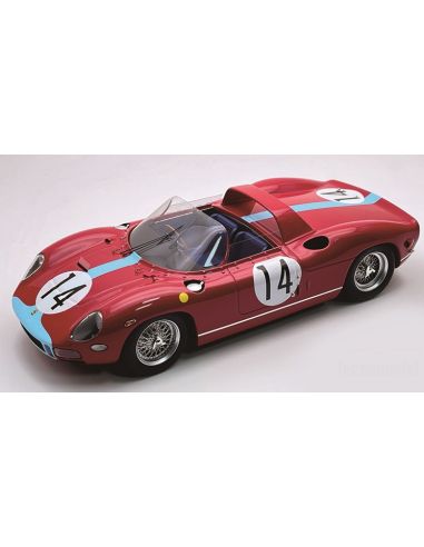 TECNOMODEL TMD18309C FERRARI 330P N.14 2nd LE MANS 1964 HILL-BONNIER 1:18 Modellino
