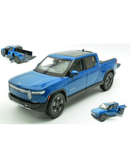 MAISTO MI31466B RIVIAN R1T 2025 (0-100 2,5 sec) BLUE 1:18 Modellino