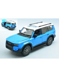 MAISTO MI32924B TOYOTA LAND CRUISER 2024 BLUE/WHITE 1:24 Modellino