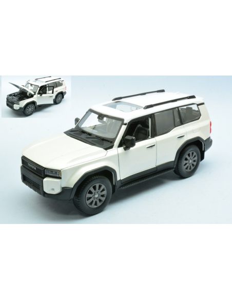 MAISTO MI32924W TOYOTA LAND CRUISER 2024 PEARL/WHITE 1:24 Modellino