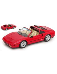 KK SCALE KKDC181701 FERRARI 328 GTS US VERSION BEVERLY HILLS COP II 1985 RED 1:18 Modellino