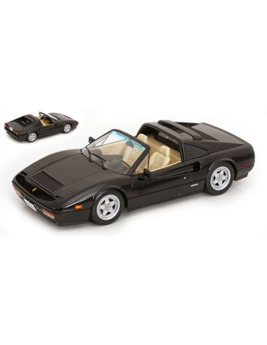 KK SCALE KKDC181702 FERRARI 328 GTS US VERSION MIAMI VICE SONNY 1985 BLACK 1:18 Modellino