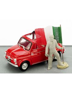 BRUMM BMAS150 FIAT 500 150mo UNITA' D' ITALIA GARIBALDI 1:43 Modellino