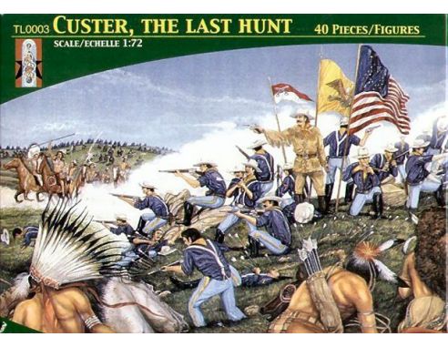 Modellino TL0003 CUSTER THE LAST HUNT KIT 1:72 Kit Figure Militari