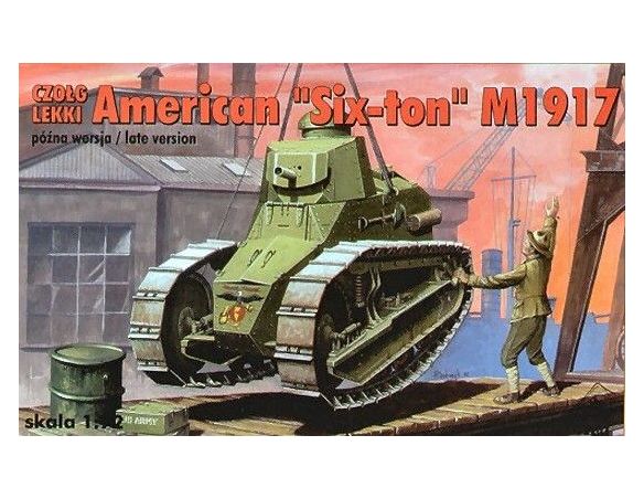 Modellino RPM72207 AMER.SIX TON TANK M 1917 LATE KIT 1:72 Modellino