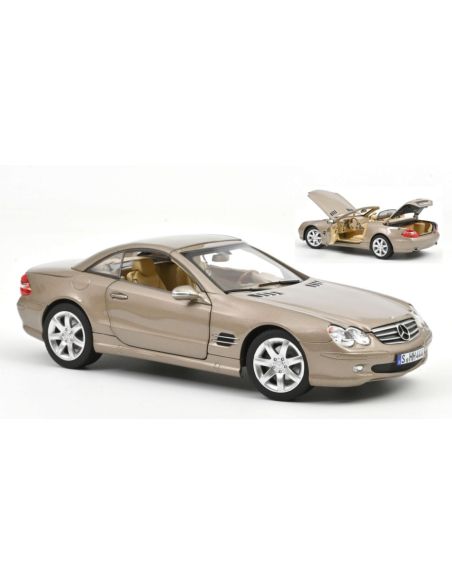 NOREV NV183843 MERCEDES SL 500 2003 BEIGE 1:18 Modellino