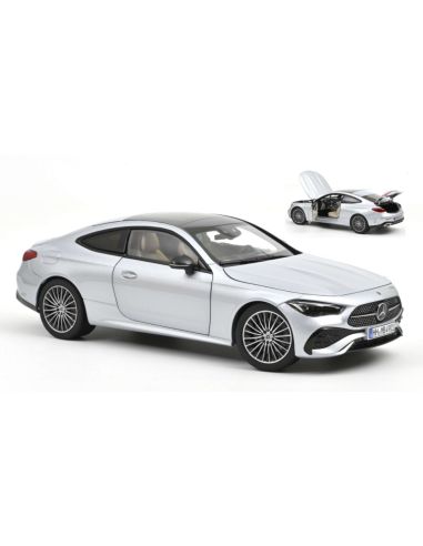 NOREV NV183939 MERCEDES CLE COUPE' 2024 SILVER 1:18 Modellino
