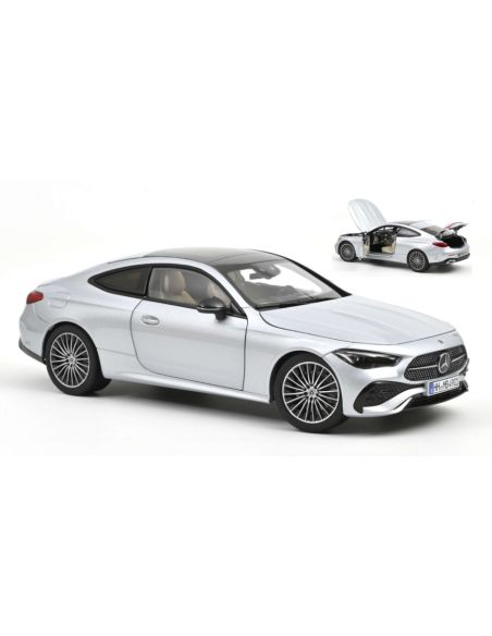 NOREV NV183939 MERCEDES CLE COUPE' 2024 SILVER 1:18 Modellino