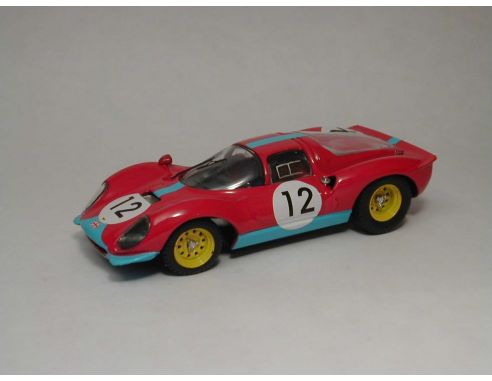 Art Model AM0127 FERRARI DINO 206 S N.12 6th FRANCORCHAMPS 1966 ATTWOOD-GUICHET 1:43 Modellino
