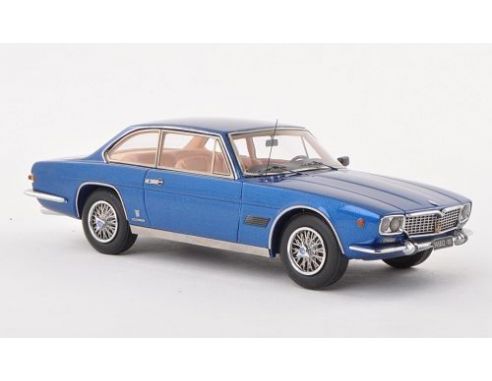 Neo Scale Models NEO45652 MASERATI MEXICO 1966 METALLIC BLUE 1:43 Modellino