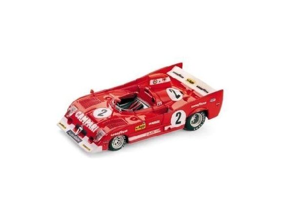 Brumm BM0240 ALFA ROMEO 33TT12 N.2 WINNER 1000 KM SPA 1975 PESCAROLO-BELL 1:43 Modellino
