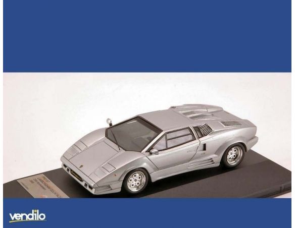 Protar PR0187 LAMBORGHINI COUNTACH 25th ANNIVERSARY 1989 SILVER 1:43 Modellino