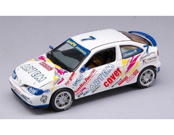 Quartzo XCL99006 RENAULT MEGANE COUPE' N.7 1998 1:43 Modellino